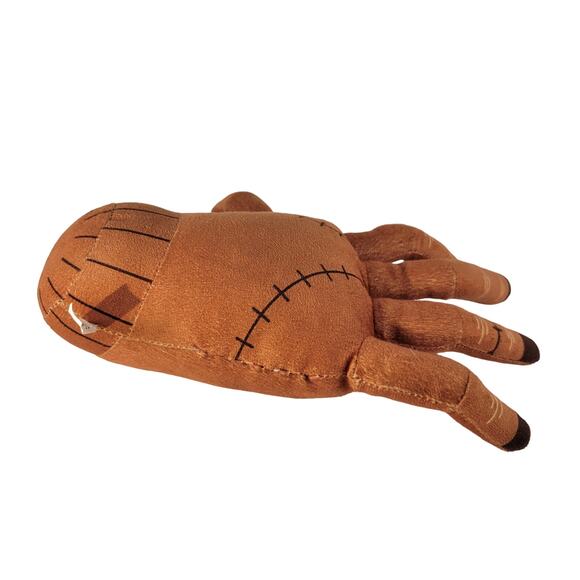The Addams Family Thing Hand Plush Toy Brown with Stitches 9 Inch Halloween - Picture 4 of 11